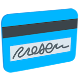 credit-card Emoji messenger