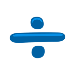 ➗ Simbolo della divisione Emoji su Messenger