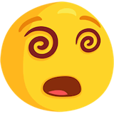 dizzy-face Emoji messenger