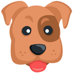 🐶 Dog Face Emoji in Messenger