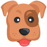 dog-face Emoji messenger