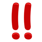 double-exclamation-mark Emoji messenger
