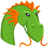 dragon-face Emoji messenger