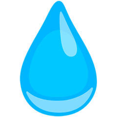 💧 Gota de agua Emoji en Messenger