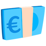 euro-banknote Emoji messenger