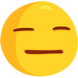 expressionless-face Emoji messenger