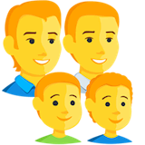 family-man-man-boy-boy Emoji messenger
