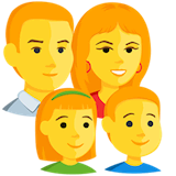 family-man-woman-girl-boy Emoji messenger