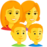 family-woman-woman-boy-boy Emoji messenger
