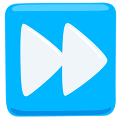 Fast-Forward Button Emoji in Messenger
