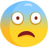 fearful-face Emoji messenger