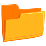 file-folder Emoji messenger