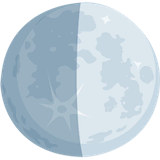 first-quarter-moon Emoji messenger