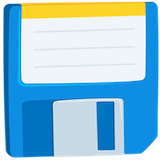 floppy-disk Emoji messenger