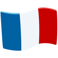 Flagge von Frankreich Emoji Messenger