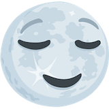 full-moon-face Emoji messenger