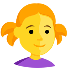 Girl Emoji in Messenger