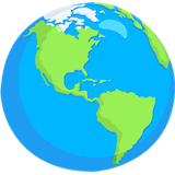 globe-showing-americas Emoji messenger