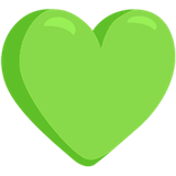 green-heart Emoji messenger