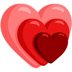 💗 Corazón creciente Emoji en Messenger