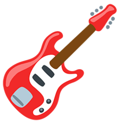 Gitarre Emoji Messenger