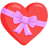 heart-with-ribbon Emoji messenger