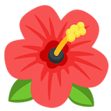 hibiscus Emoji messenger