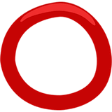 hollow-red-circle Emoji messenger