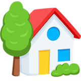 house-with-garden Emoji messenger