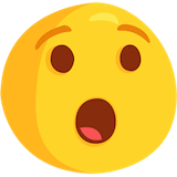 hushed-face Emoji messenger