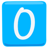 keycap-0 Emoji messenger