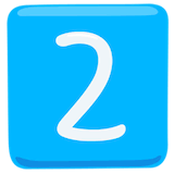 keycap-2 Emoji messenger