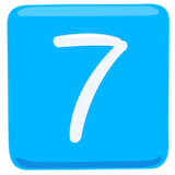 keycap-7 Emoji messenger