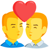 kiss-man-man Emoji messenger