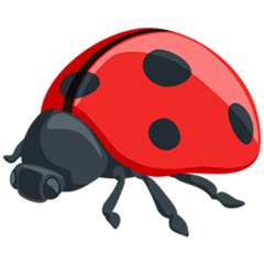 Lady Beetle Emoji in Messenger