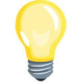 light-bulb Emoji messenger