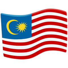 Bandera de Malasia Emoji Messenger