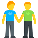 men-holding-hands Emoji messenger