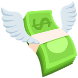 money-with-wings Emoji messenger