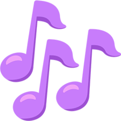 🎶 Notes de musique Emoji in Messenger