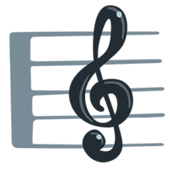 Musical Score Emoji in Messenger