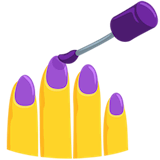 nail-polish Emoji messenger