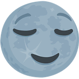 new-moon-face Emoji messenger