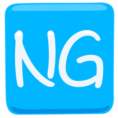 NG Button Emoji in Messenger
