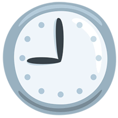 🕘 Nine O’clock Emoji in Messenger