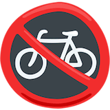 no-bicycles Emoji messenger