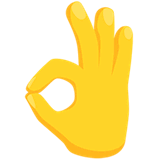 ok-hand Emoji messenger
