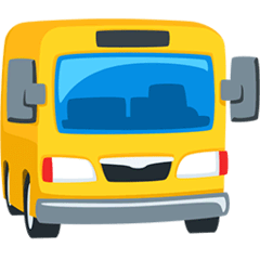 Ônibus de frente Emoji Messenger