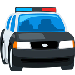 🚔 Auto della polizia in arrivo Emoji su Messenger