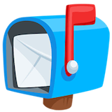 open-mailbox-with-raised-flag Emoji messenger